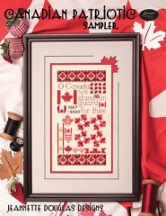 Stickvorlage Jeannette Douglas Designs - Canadian Patriotic Sampler