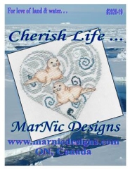 Stickvorlage MarNic Designs - Cherish Life - Seal Pups
