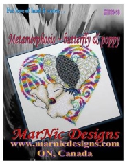 Stickvorlage MarNic Designs - Metamorphosis Butter & Poppy
