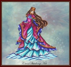 Stickvorlage Cross Stitching Art - Anastasia