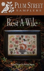 Stickvorlage Plum Street Samplers - Rest A Wile