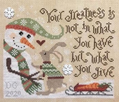 Stickvorlage Silver Creek Samplers - Give Greatly