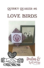 Stickvorlage Darling & Whimsy Designs - Quirky Quaker - Love Birds