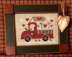 Stickvorlage Homespun Elegance Ltd - Love Truck