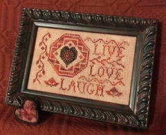 Stickvorlage Homespun Elegance Ltd - Quaker Love Letter