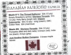 Embellishment Pack Canadian Patriotic Sampler