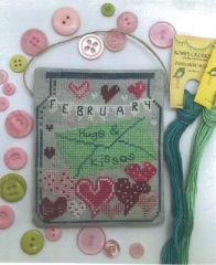 Stickvorlage Romy's Creations February In A Jar