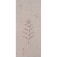 Reststück Leinenband Tanne natur 128 x20 cm - Rico Design (Ausverkauf)