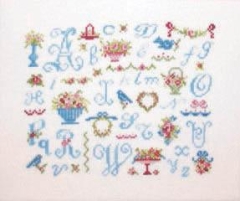 Stickvorlage JBW Designs - Chintz Alphabet