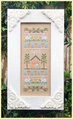 Stickvorlage Country Cottage Needleworks - Sampler Of The Month - April