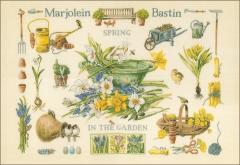 Lanarte Stickbild Frühling im Garten 69x49 cm