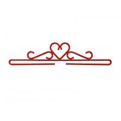 Dekobügel Adventskalender schwedisch rot 80 cm