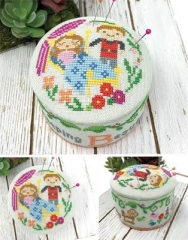 Stickvorlage Tiny Modernist Inc - Fairy Tale Pin Cushions Sleeping Beauty