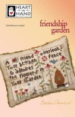 Stickvorlage Heart In Hand Needleart - Friendship Garden (w/emb)