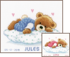 Vervaco Verachtert - Geburtsbild Teddybär
