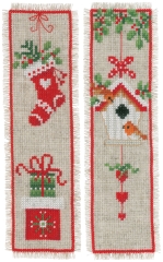 Vervaco Verachtert - Lesezeichen Weihnachten 2er-Set