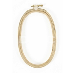 Stickrahmen Holz Oval 12,5x20 cm - DMC