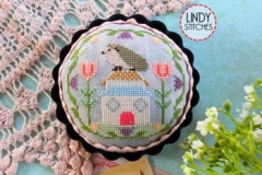 Stickvorlage Lindy Stitches Hedgehog House