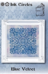 Stickvorlage Ink Circles - Blue Velvet