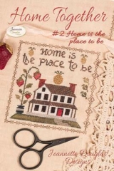Stickvorlage Jeannette Douglas Designs - Home Together 2 Home Is The Place To Be