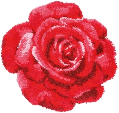 Knüpfteppich Verachtert/Vervaco - Rote Rose