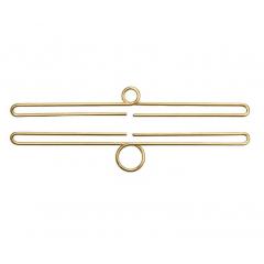 Dekobügel goldfarben Mini-Oslo 2-teilig 10 cm