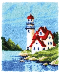 Knüpfteppich Vervaco - Leuchtturm 43x54 cm