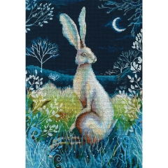 RTO Stickbild Hare by Night 25,5x36 cm