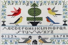 Stickvorlage Artful Offerings - Songbird Sampler
