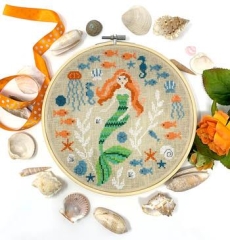 Stickvorlage Tiny Modernist Inc - Mermaid Garden