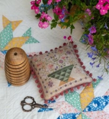 Stickvorlage Pansy Patch Quilts & Stitchery - Betsys Summer Basket