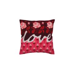 Collection dArt - Kreuzstichkissen Love