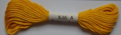 Soie dAlger Seidenstickgarn - Farbe 536 gelb