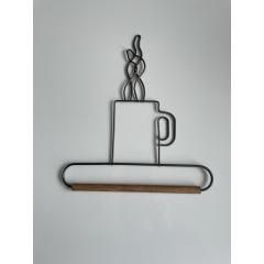 Dekobügel / Aufhängung Breite 16 cm Kaffeetasse (Ausverkauf Restbestand)