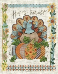 Stickvorlage Imaginating - Happy Harvest Turkey