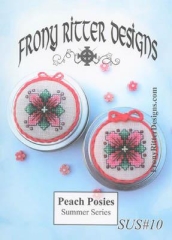 Stickvorlage Frony Ritter Designs - Peach Posies