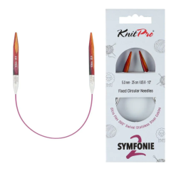 KnitPro Symfonie 2 Rundstricknadel 5,00 mm - 25 cm