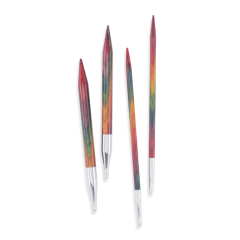 KnitPro Symfonie 2 austauschbare Rundstricknadelspitzen 6,00 mm - 13 cm