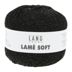Lang Yarns Lamé Soft - Glitzergarn & Beilaufgarn - schwarz (0004)