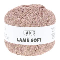 Lang Yarns Lamé Soft - Glitzergarn & Beilaufgarn - altrosa (0048)