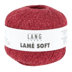 Lang Yarns Lamé Soft - Glitzergarn & Beilaufgarn - rot (0061)