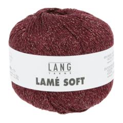 Lang Yarns Lamé Soft - Glitzergarn & Beilaufgarn - beere (0066)