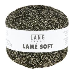 LANG YARNS Lamé Soft - Glitzergarn & Beilaufgarn - schwarz-gold (0104)
