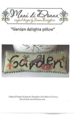Stickvorlage Mani Di Donna - Garden Delights Pillow