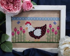 Stickvorlage Vintage Needlearts - Spring Chicken