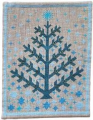 Haandarbejdets Fremme - Weihnachtsbaum blau