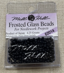 Mill Hill Seed-Frosted Beads 62014 Black Ø 2,2 mm