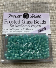 Mill Hill Seed-Frosted Beads - 62038 Aquamarine Ø 2,2 mm