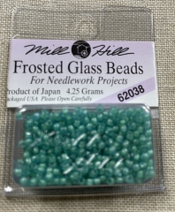 Mill Hill Seed-Frosted Beads 62038 Aquamarine Ø 2,2 mm