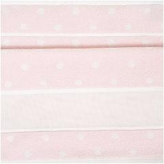 Handtuch Rico Design - rosa mit Punkten 50x100 cm